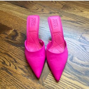 Pink heels Zara